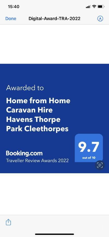 Home From Home Caravan Hire, Haven'S Thorpe Park, Cleethorpes Exterior foto